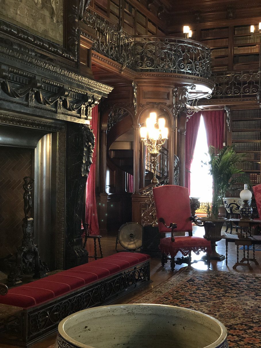 private library, biltmore mansion