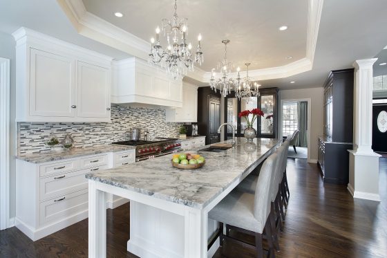 transitional kitchen