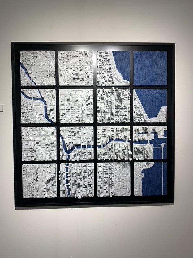 Chicago 3D Map by artist JD Dennison